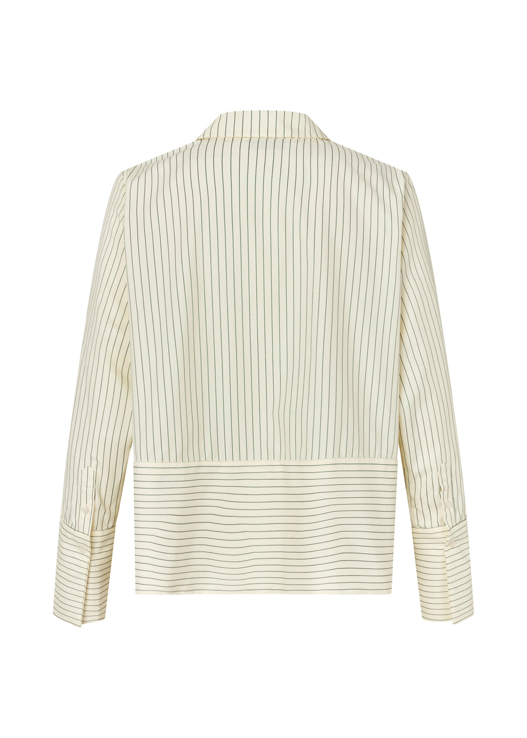 ModströM - Brodiemd Shirt 59255 - 12062 - Lime Pinstripe Skjorter 
