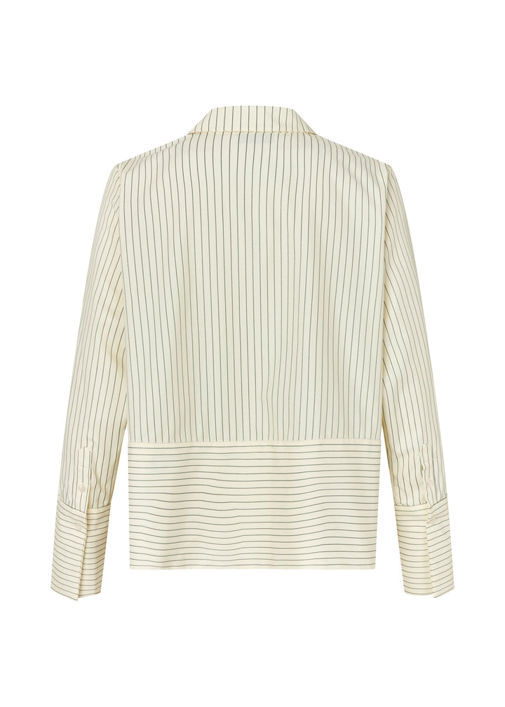 ModströM - Brodiemd Shirt 59255 - 12062 - Lime Pinstripe Skjorter 