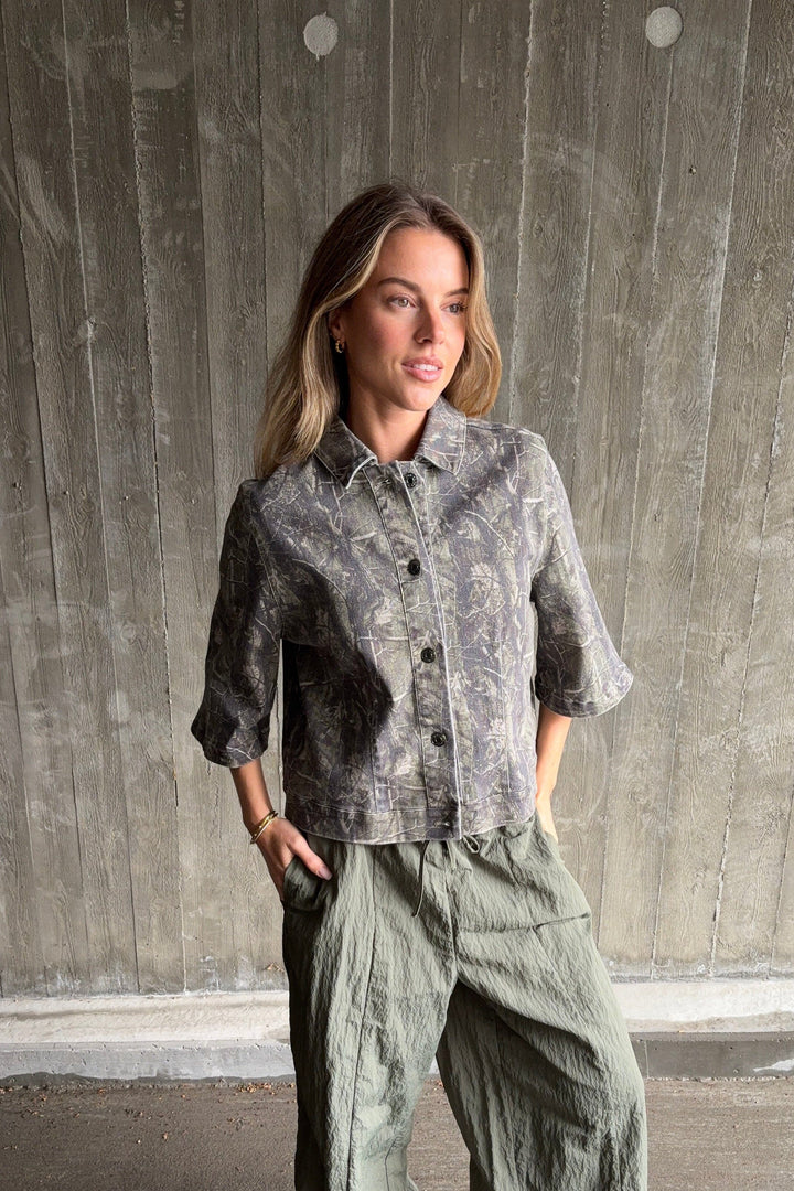 Modström - Cartonmd Print Shirt 59410 - 13070 - Deepwood Camo Skjorter 