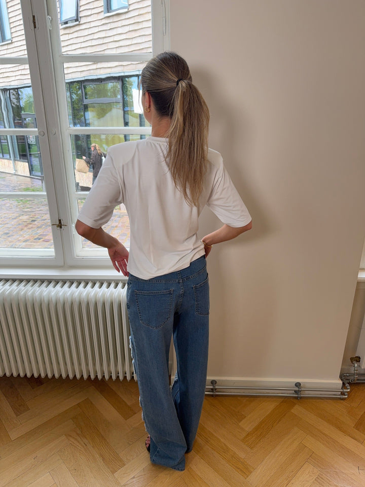 Modström - Cilianemd T-Shirt 59412 - 1 - White T-shirts 