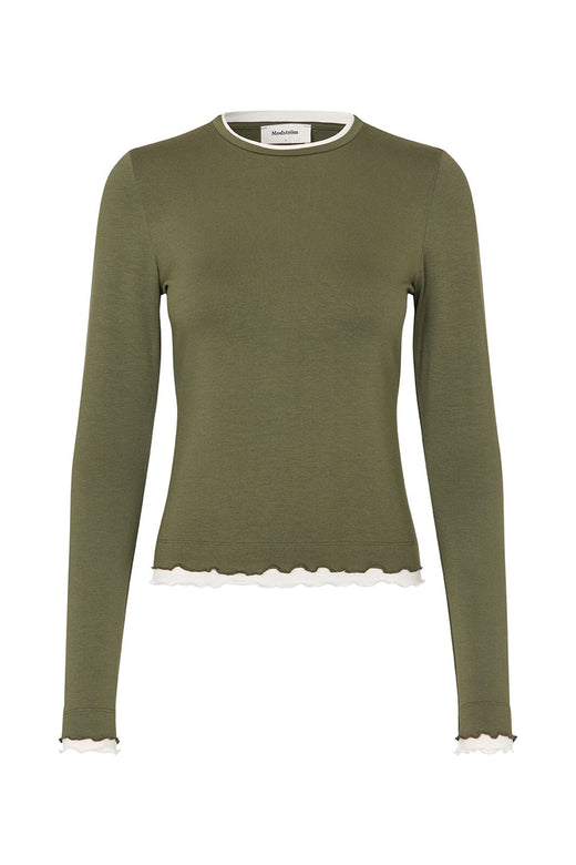 Modström - Ciljamd Ls T-Shirt 59448 - 2201 - Army Dust