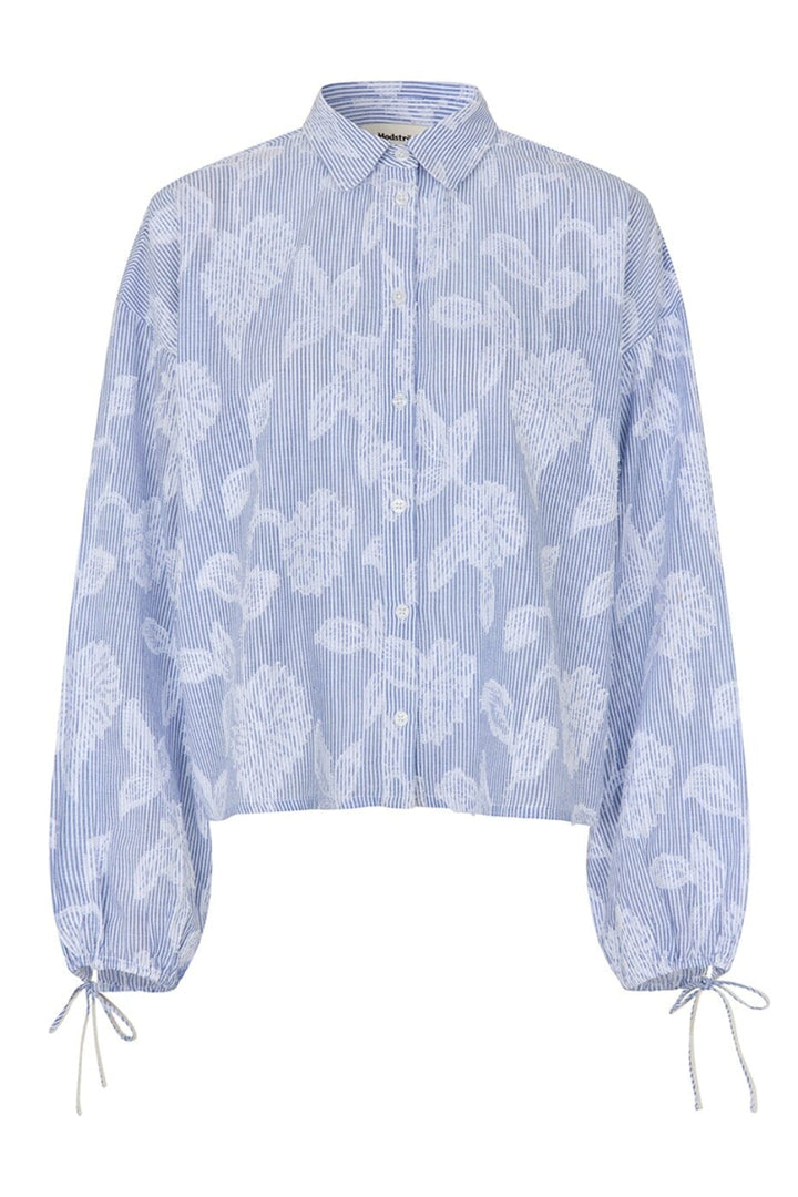 Modström - Cristanmd Shirt 59353 - 11198 - Blue Striped Jacquard