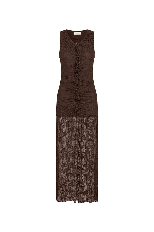 Modström - Dianamd Dress 59413 - 5508 - Seal Brown