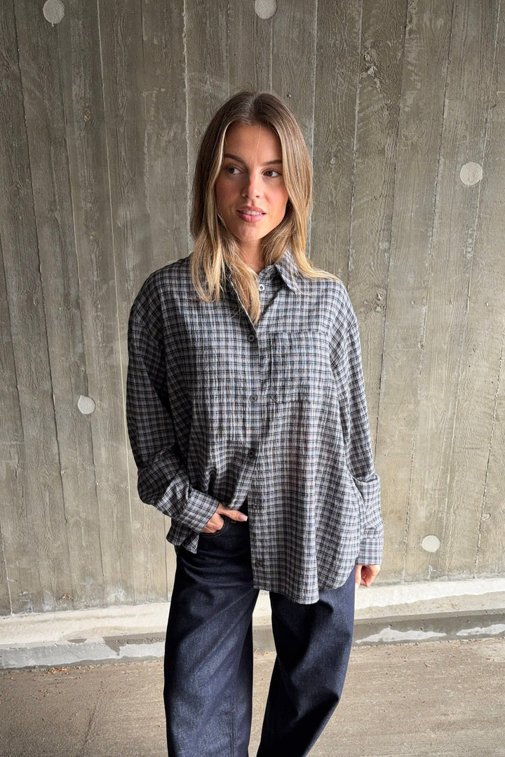 Modström - Dorotheamd Shirt 59489 - 12072 - Grey Check Skjorter 