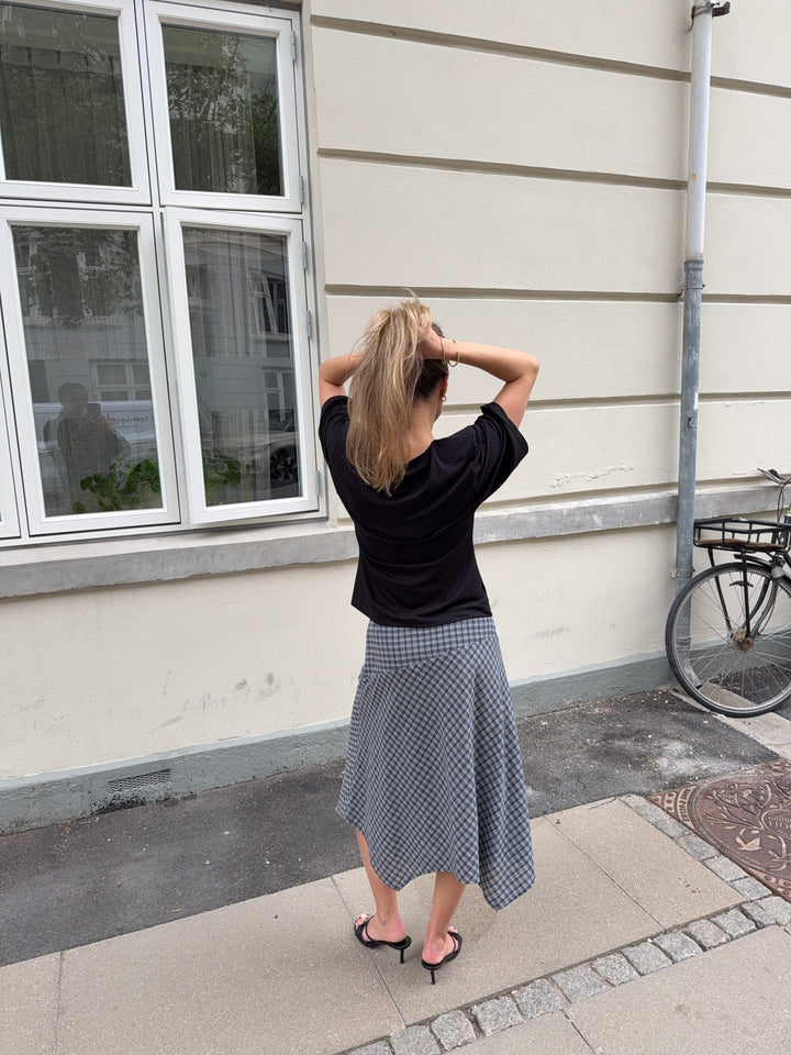 Modström - Dorotheamd Skirt 59488 - 12072 - Grey Check Nederdele 