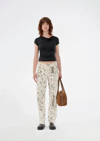 Modström - Himamd Drapy T-Shirt 59050 - 7090 - Black T-shirts 