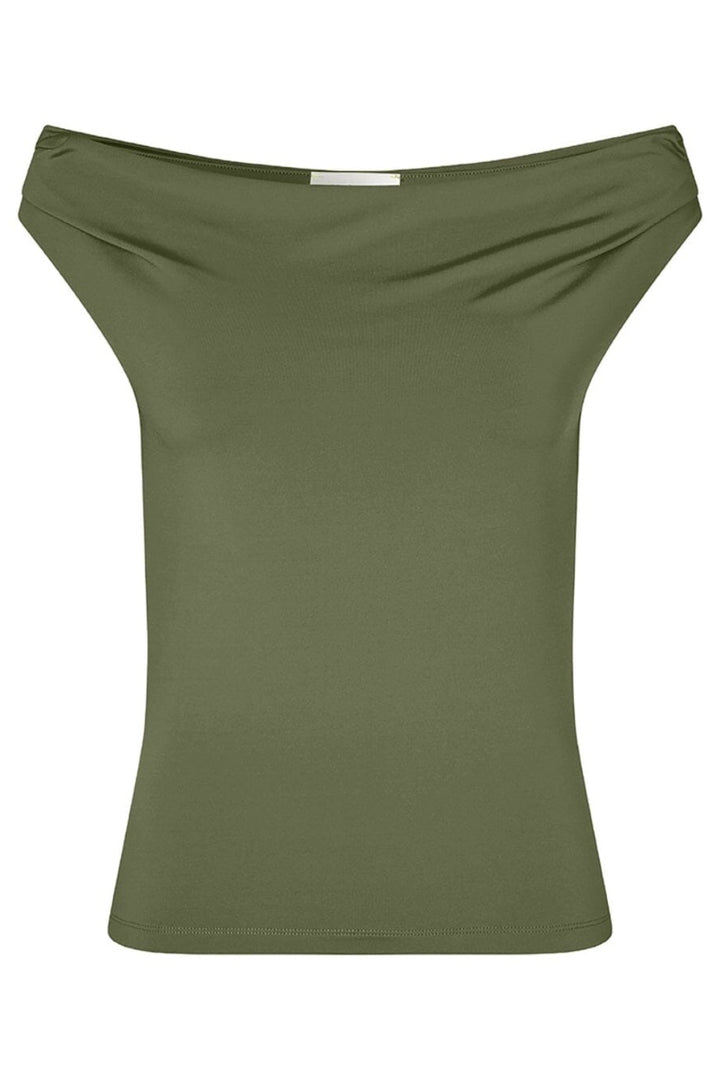 Modström - Himamd Off-Shoulder Top 57928 - 2201 - Army Dust