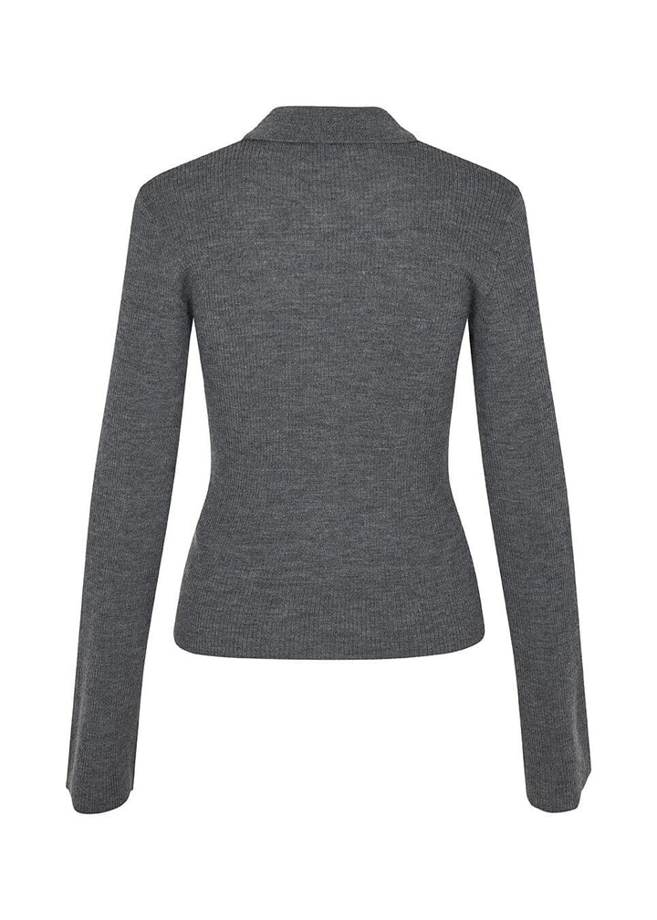 Modström - Hirokimd Cardigan 57474 - 7088 - Dark Grey Melange