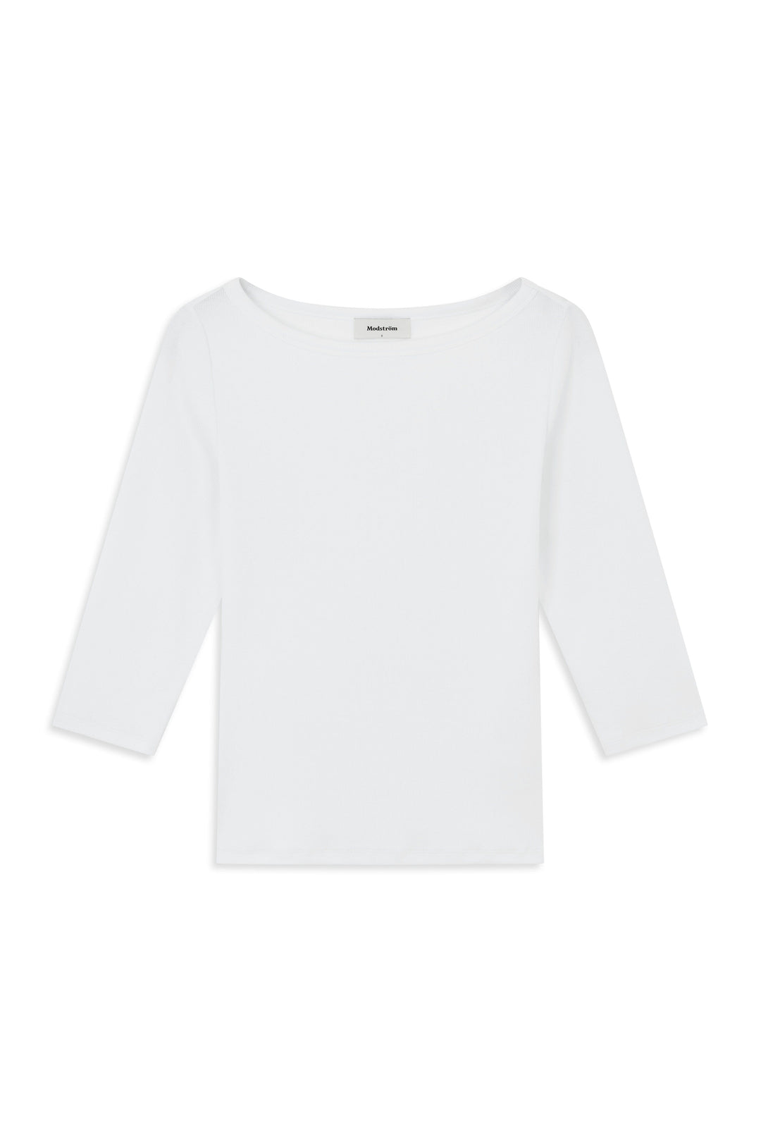 ModströM - Igormd Boatneck T-Shirt 59929 - 00007 - Off White Bluser 