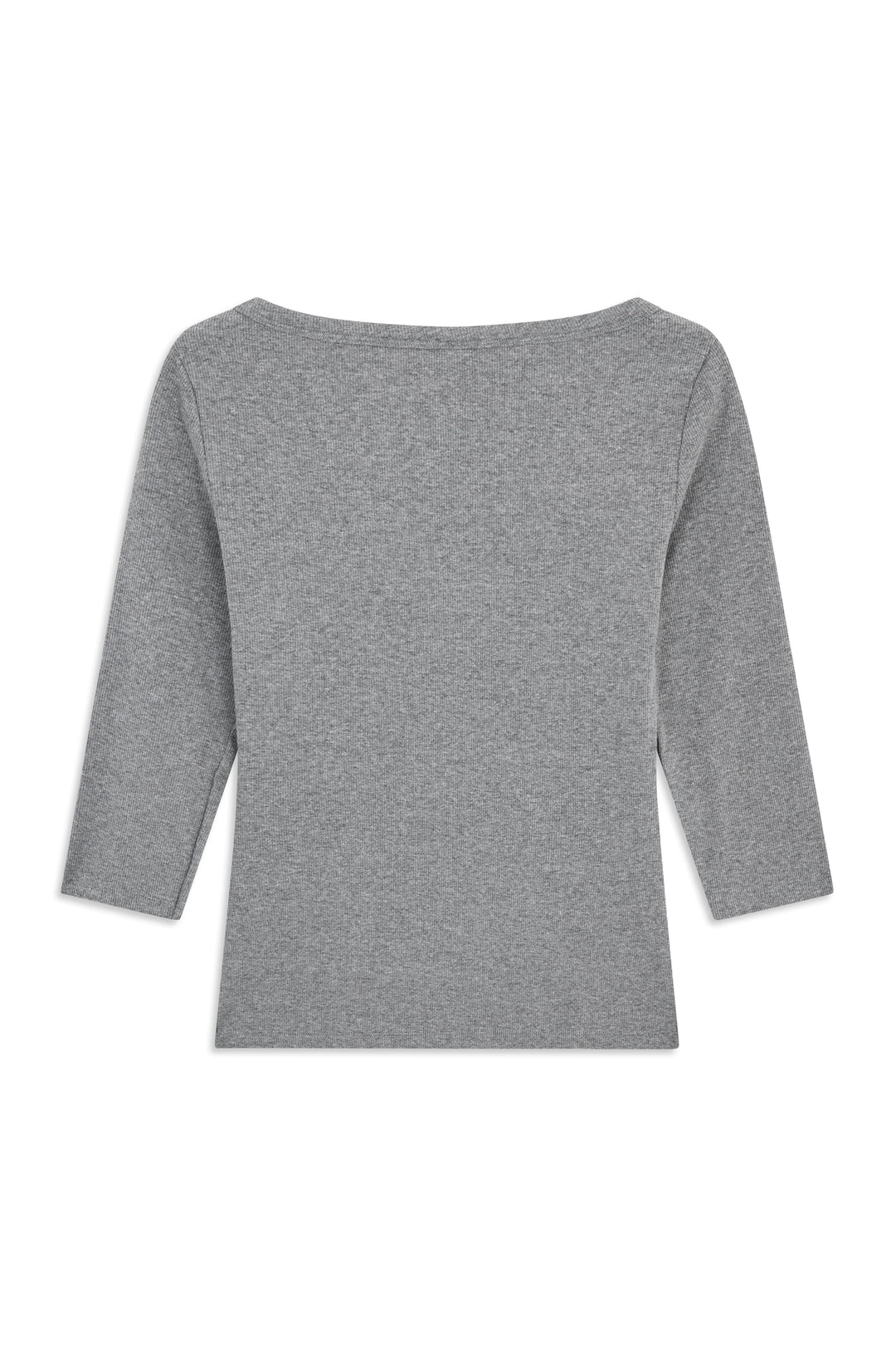 ModströM - Igormd Boatneck T-Shirt 59959 - 07088 - Dark Grey Melange Bluser 