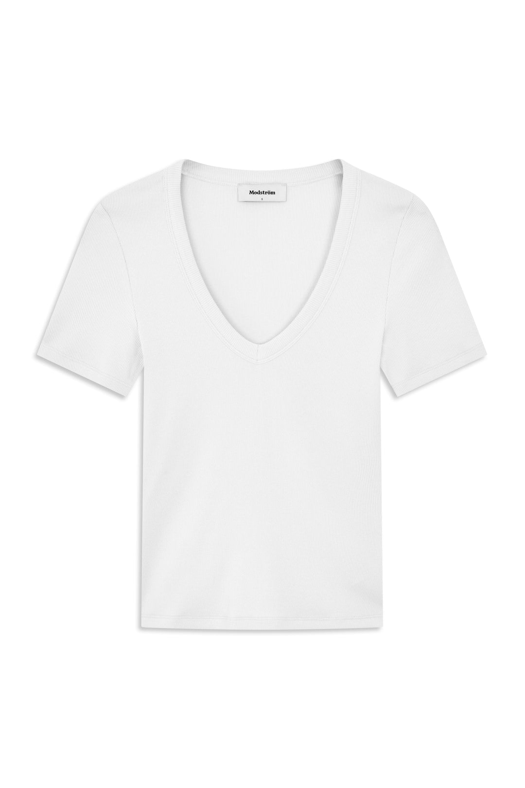 ModströM - Igormd V-Neck T-Shirt 59789 - 00007 - Off White T-shirts 