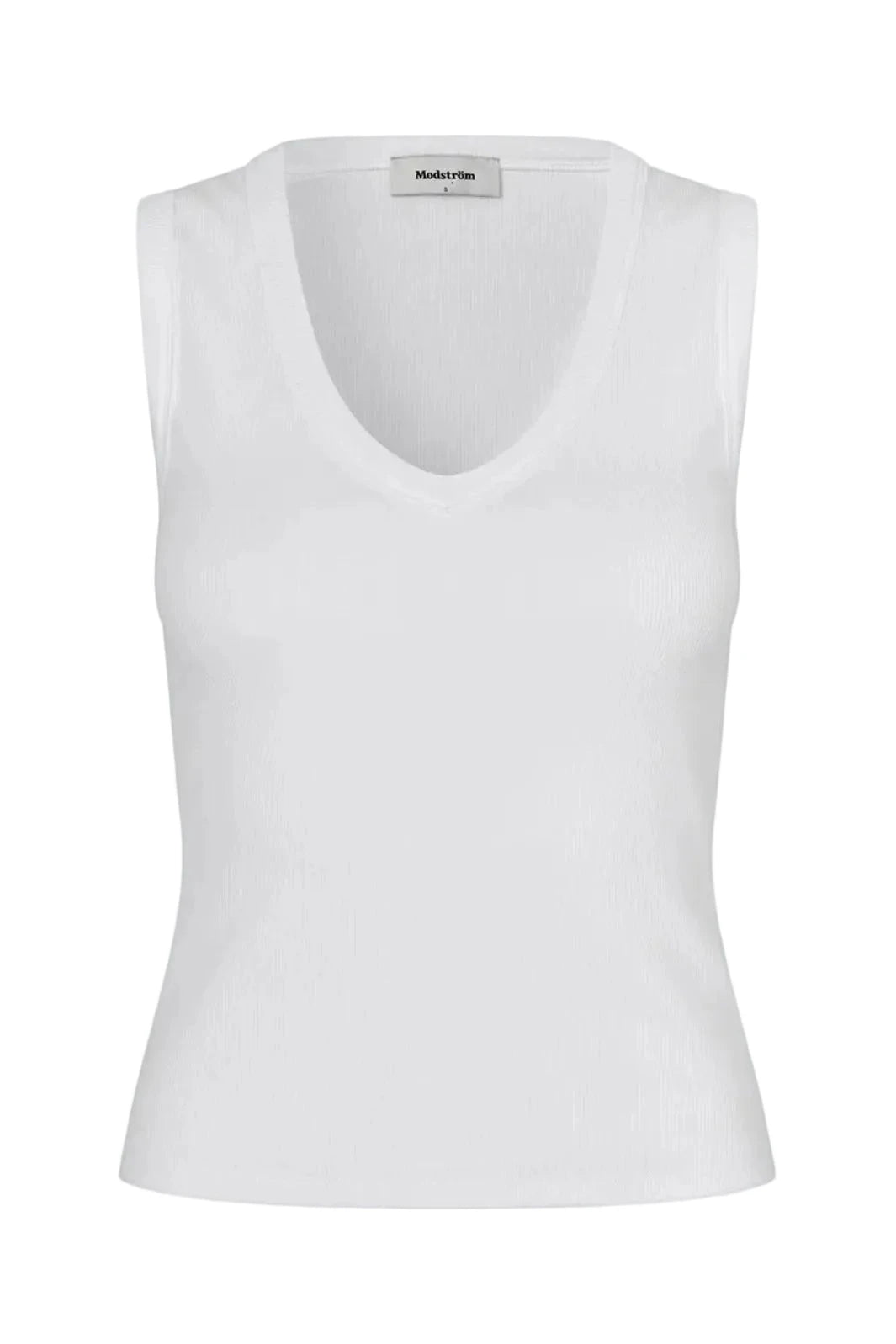 Modström - Igormd V-Neck Top 59651 - 7 - Off White Toppe 