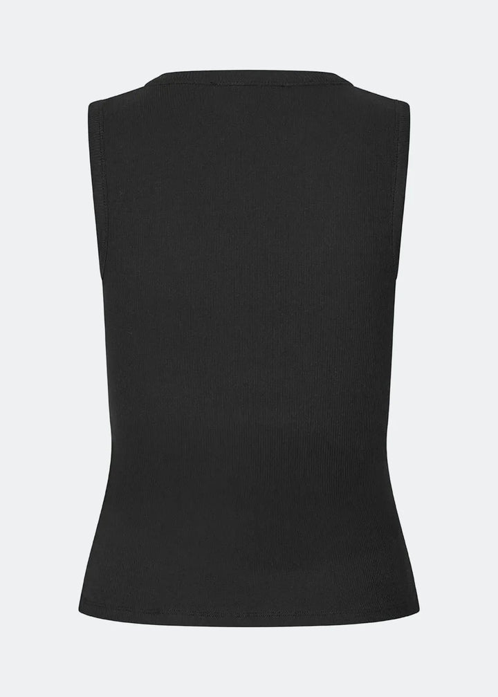 Modström - Igormd V-Neck Top 59651 - 7090 - Black Toppe 