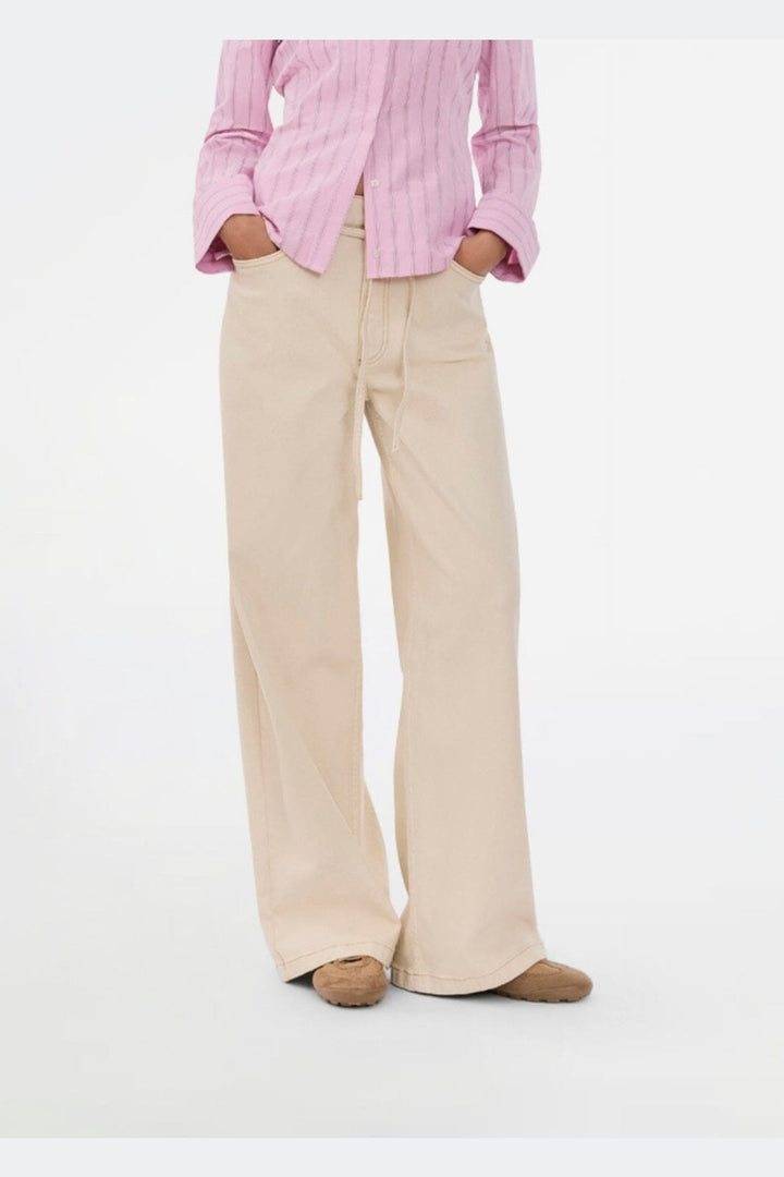 Modström - Isoldemd Solid Pants 58524 - 100 - Summer Sand