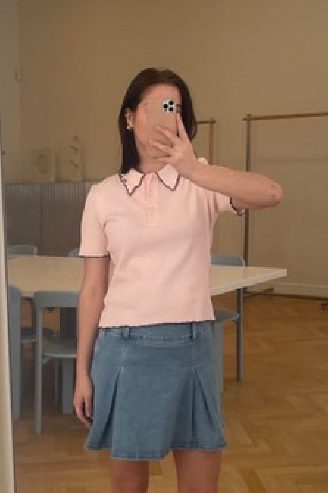 Modström - Magdalonemd Polo 58379 - 1094 - Veiled Pink Toppe 