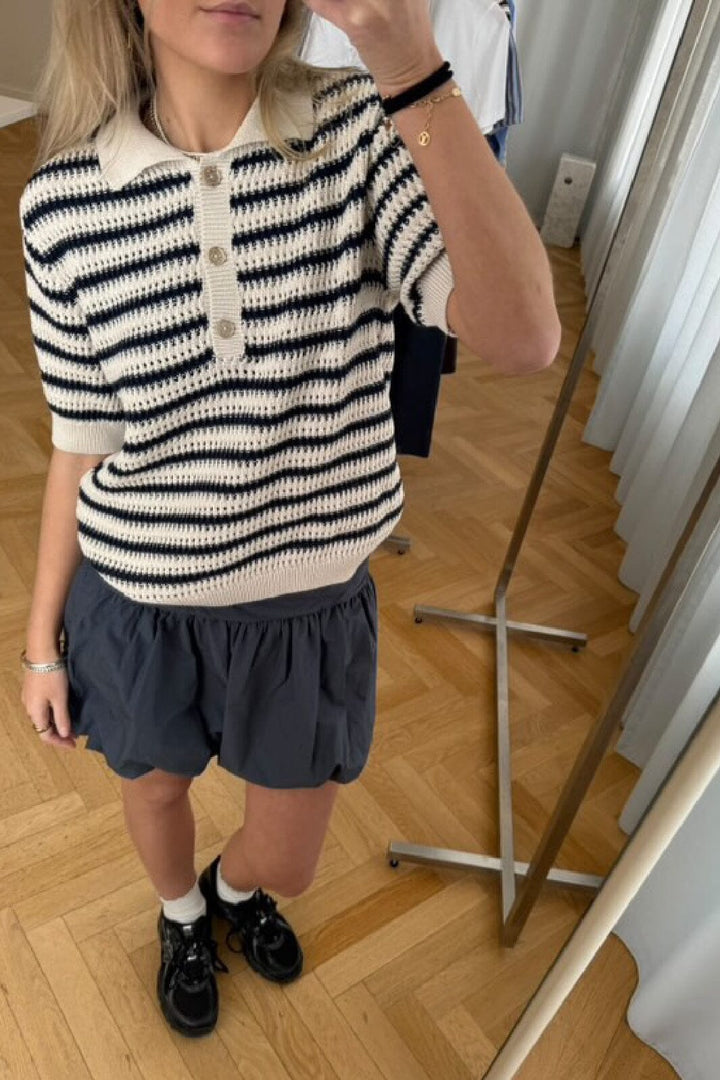 Modström - Margotmd Poplin Skirt 58516 - 3354 - Ombre Blue Nederdele 