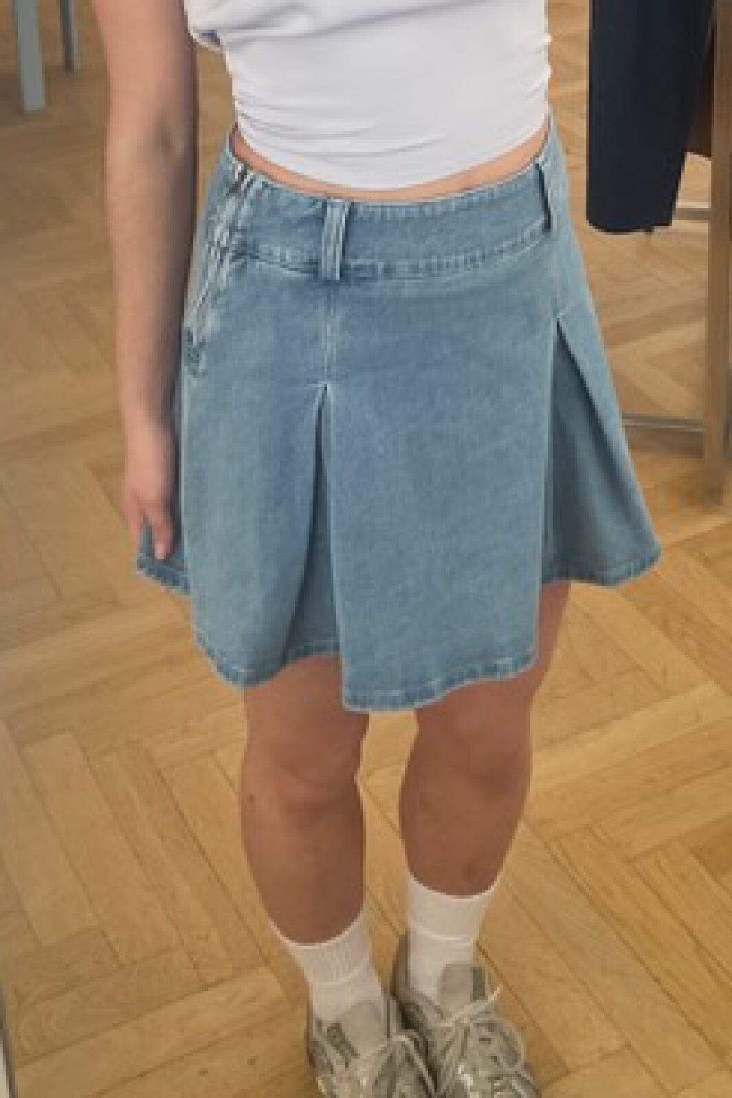 Modström - Mikamd Skirt 58312 - 3371 - Medium Blue Nederdele 