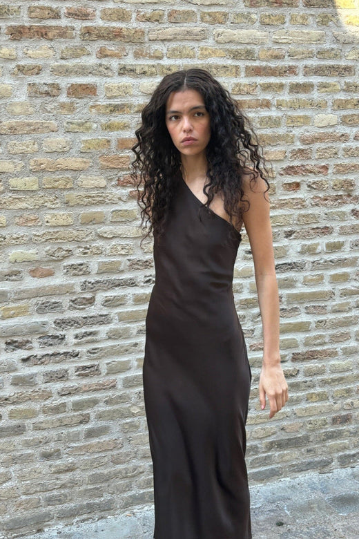 Modström - Narcissamd Dress 58412 - 5508 - Seal Brown Kjoler 