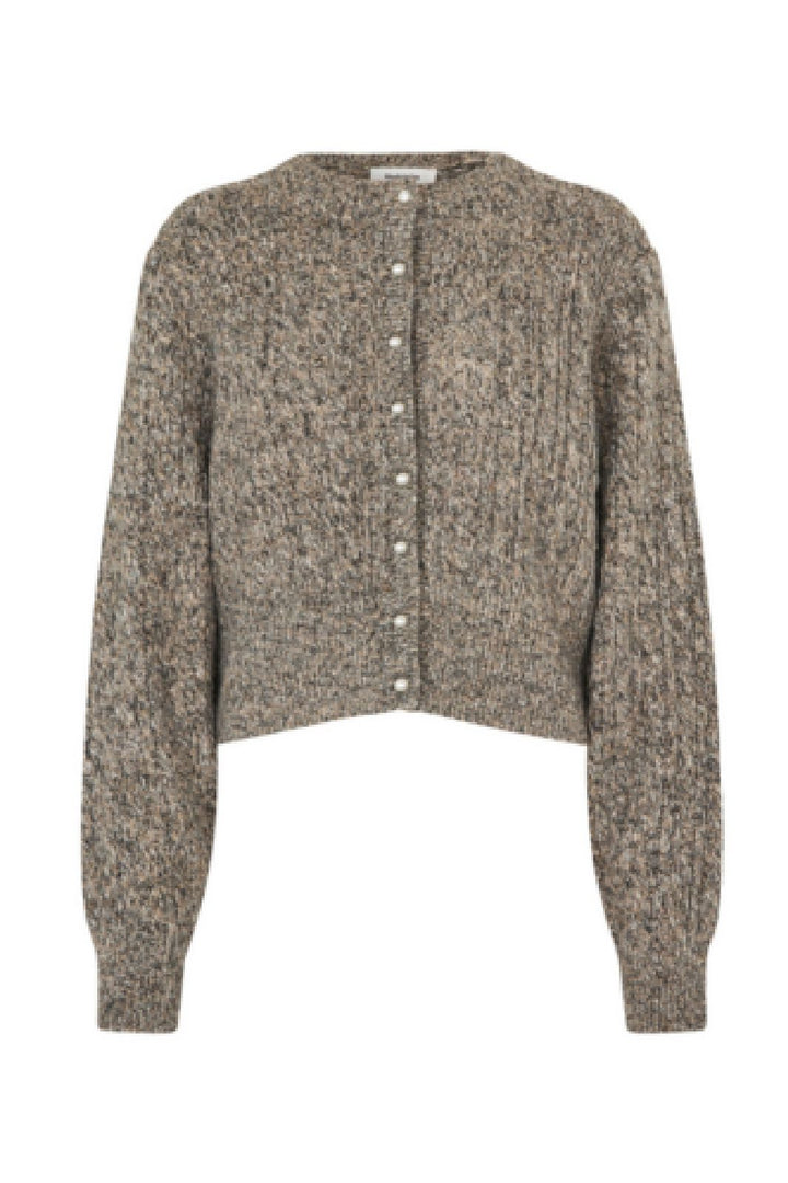 Modström - Pammiemd Cardigan 58633 - 12040 - Brown Speckle Melange Cardigans 