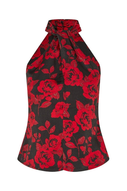 Modström - Ruthiemd Print Top 58801 - 11967 - Racing Rose