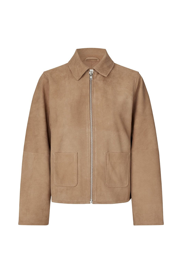 Modström - Susenmd Suede Jacket 58854 - 5003 - Camel main image 0
