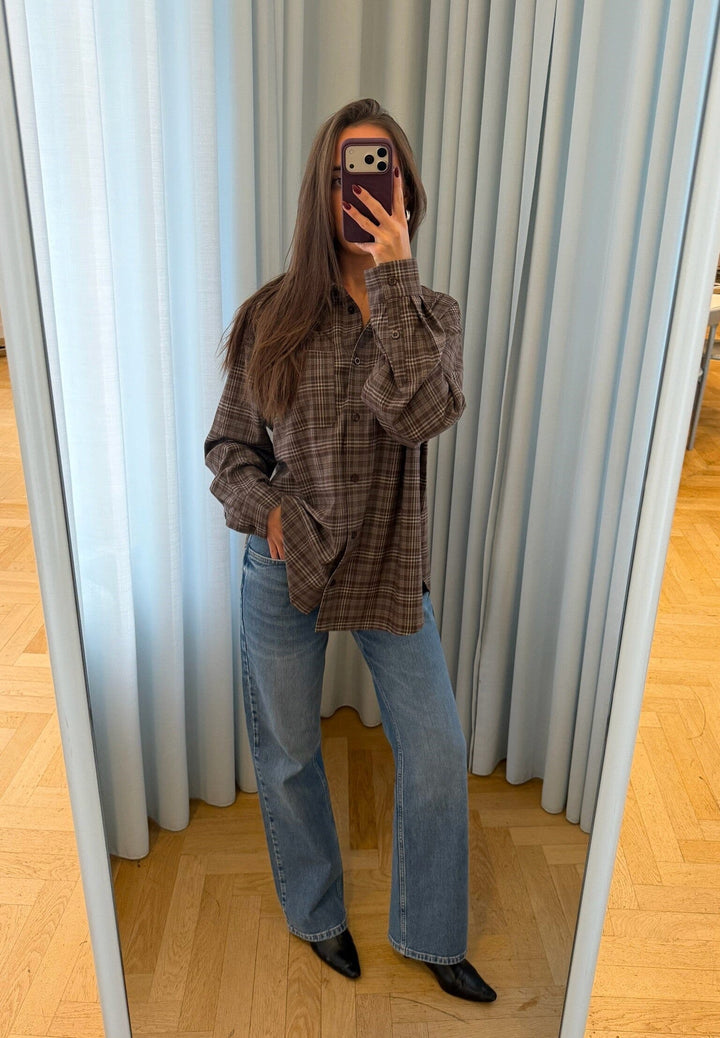 ModströM - Tamiramd Shirt 59999 - 11226 - Chocolate Chip Check Skjorter 