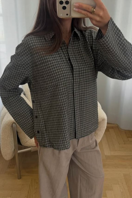 ModströM - Tikkamd Shirt 59968 - 13071 - Bristol Black Check Skjorter 