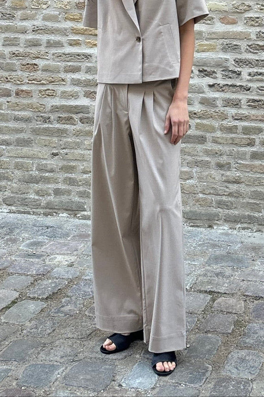 Modström - Tuesdaymd Pants 58914 - 105 - Beige Melange Bukser 