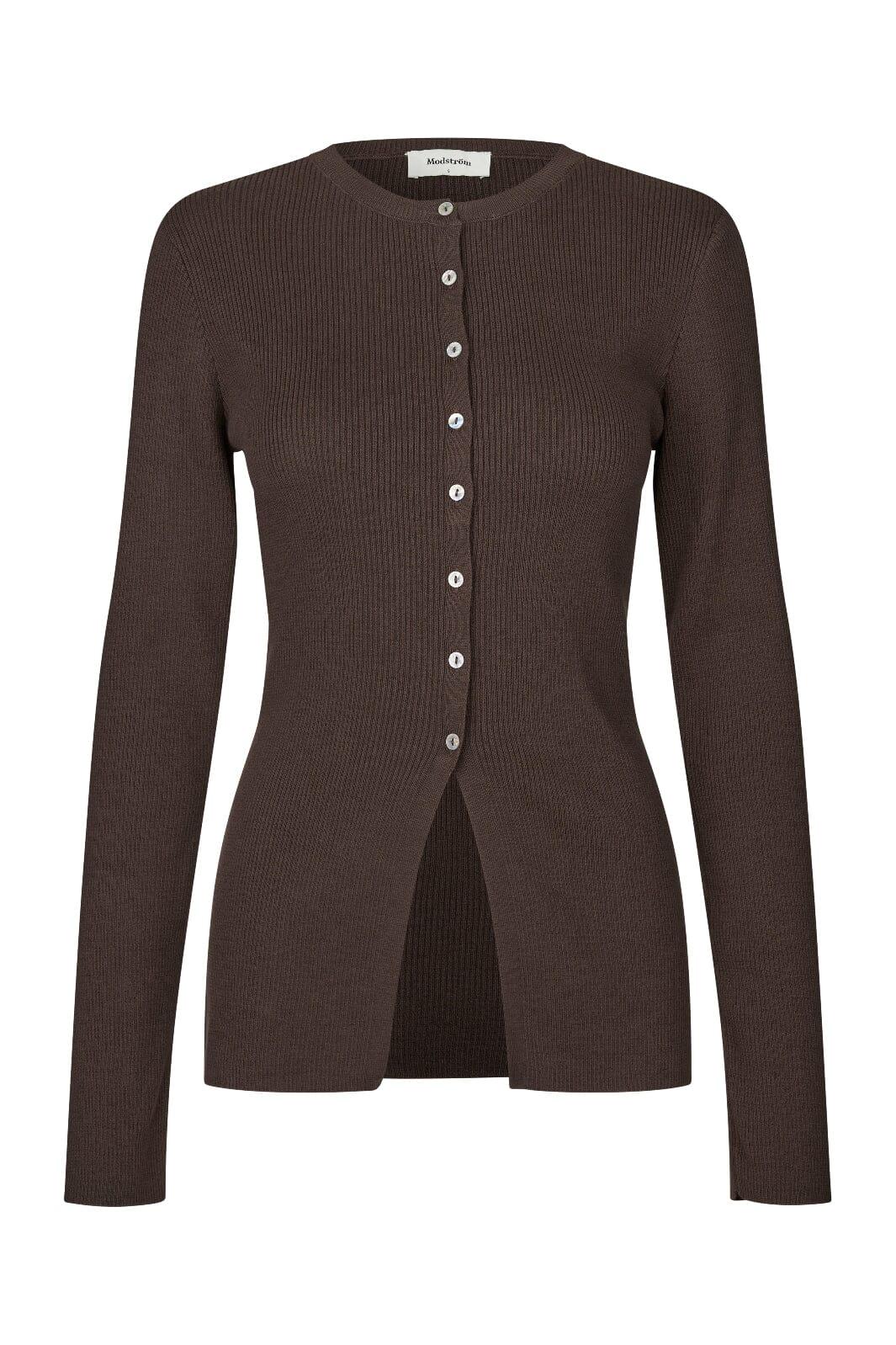Modström - Uvismd Cardigan 59124 - 5508 - Seal Brown Cardigans 