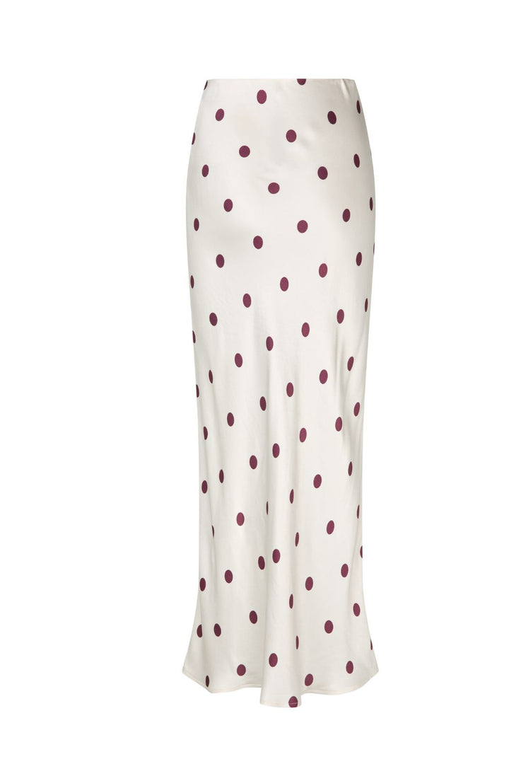 Modström - Vanjamd Print Skirt 58966 - 13634 - Wineberry Dot Nederdele 