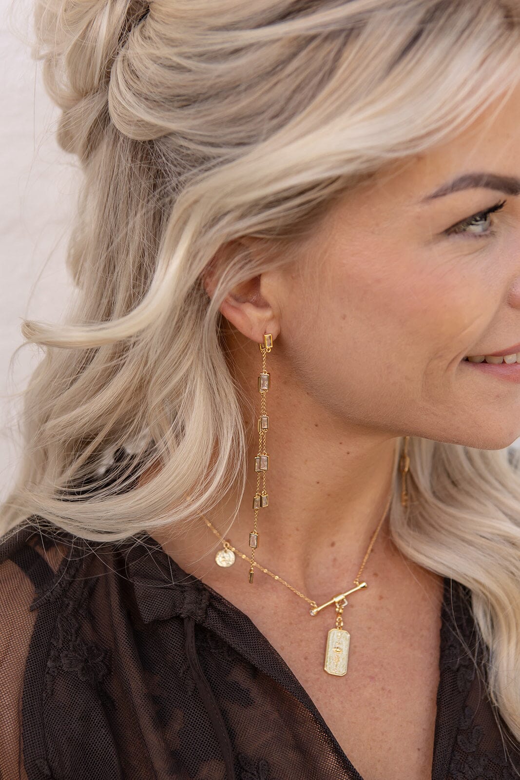 Molly&My Jewellery x Melanie Due - Mirrors Earring - Forgyldt Øreringe 