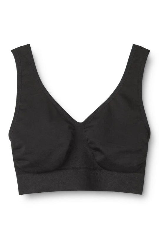 Molly&My Wardrobe - Luise Bra Top, Wide Straps 1010 - Black