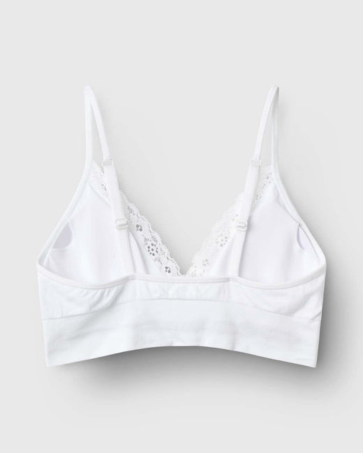Molly&My Wardrobe - Luise Lace Bra Top 8001 - White BH 