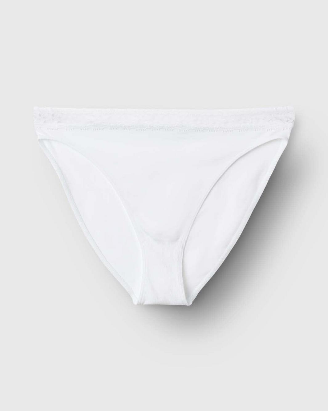 Molly&My Wardrobe - Luise Lace Brief 8002 - White Trusser 
