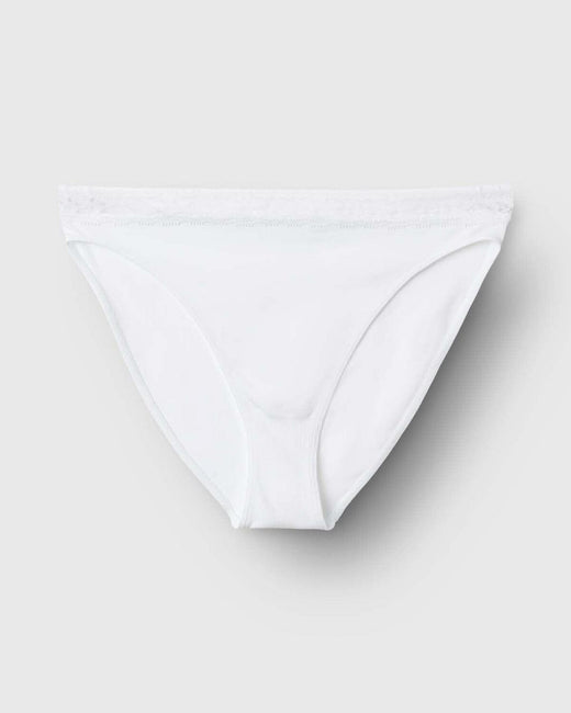 Molly&My Wardrobe - Luise Lace Brief 8002 - White Trusser 