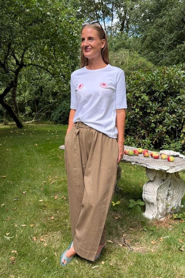 Molly&My x Julie Elsebeth - Stella Pants Pants - Dark Taupe Bukser 