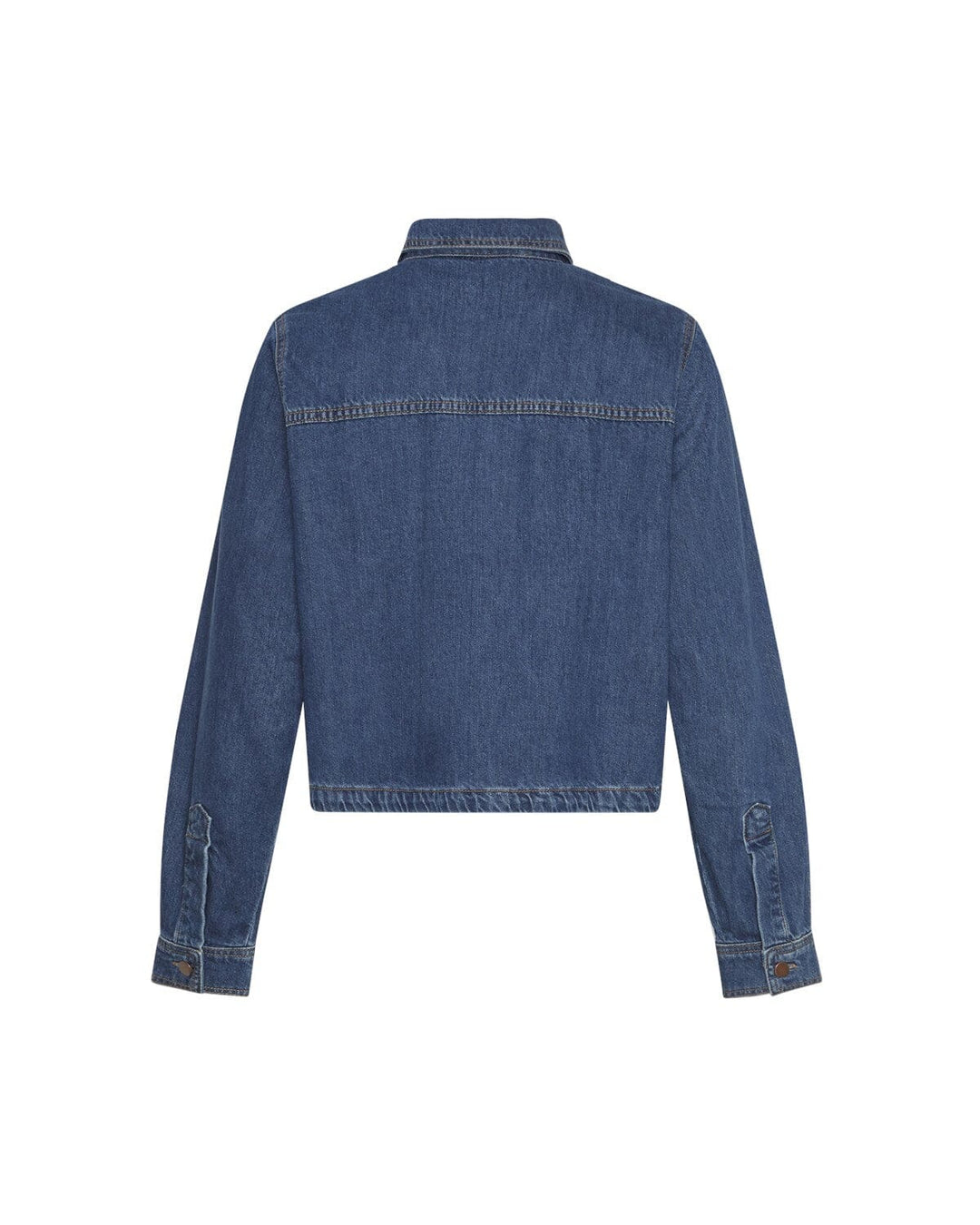 Moss Copenhagen - Mschadalyn Elena Shirt - Mid Blue Wash Skjorter 