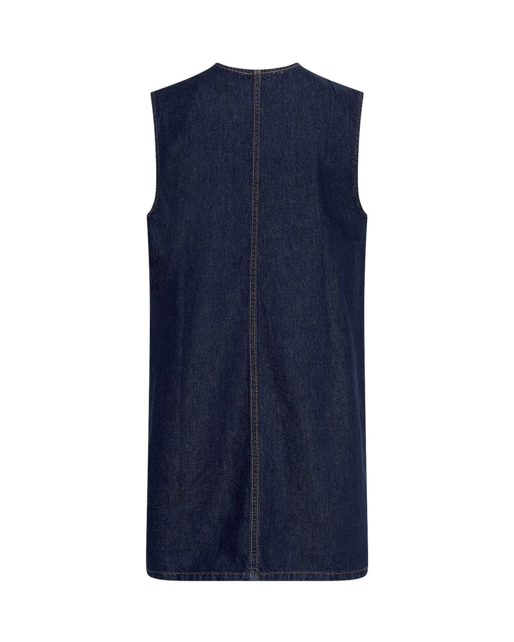 Moss Copenhagen - Mschadna Alena Sl Dress 19722 - Dark Blue Wash Kjoler 