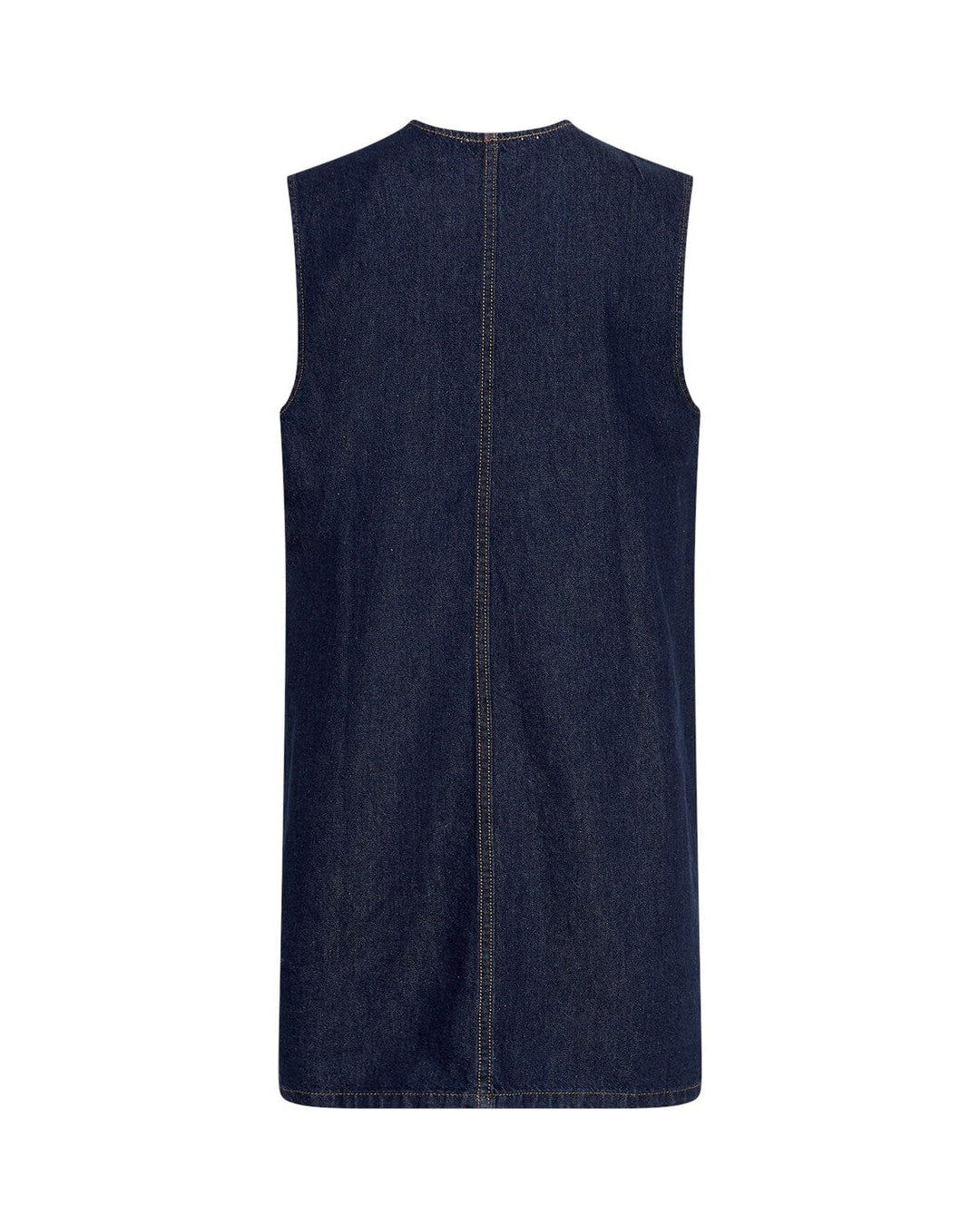 Moss Copenhagen - Mschadna Alena Sl Dress 19722 - Dark Blue Wash Kjoler 