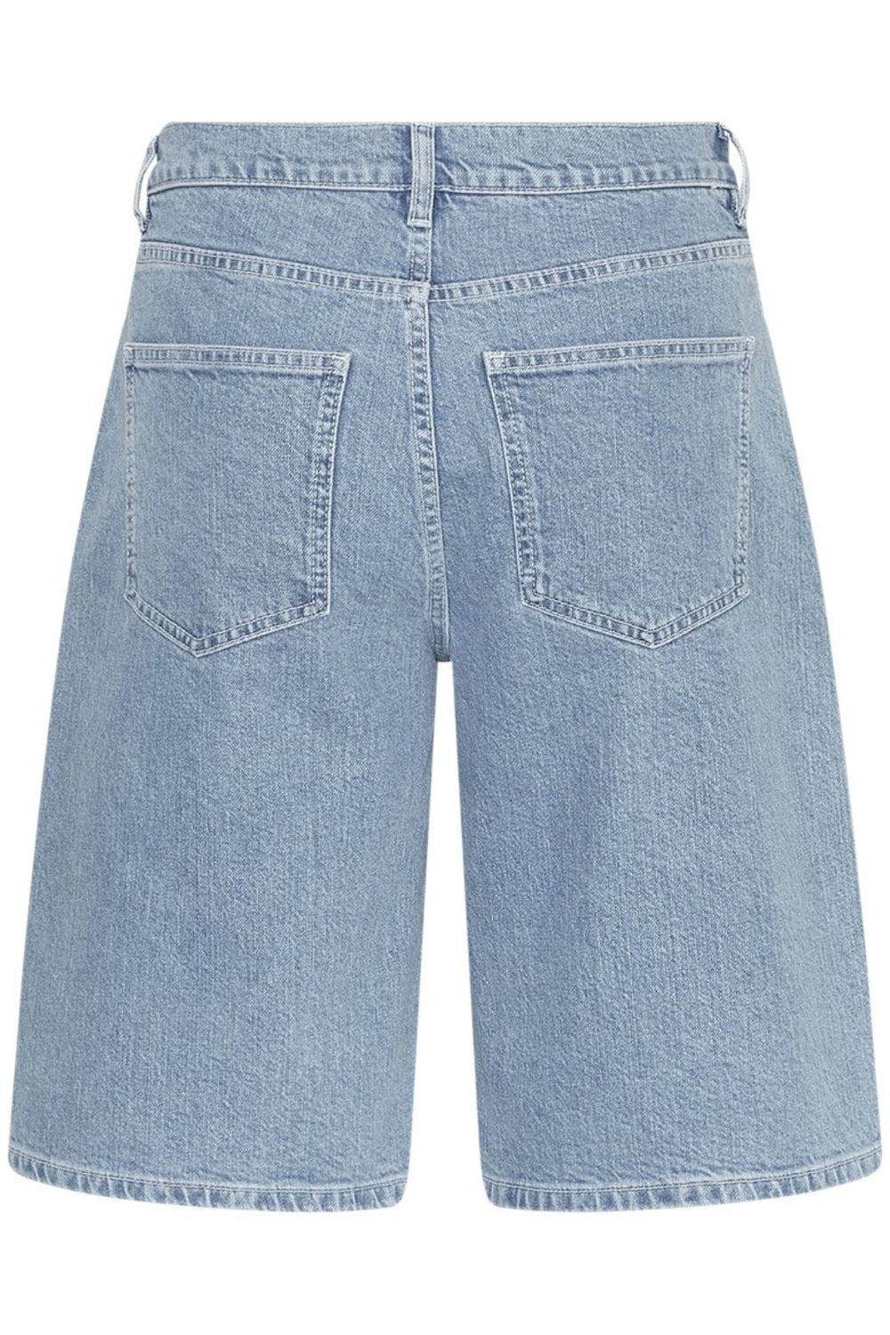 Moss Copenhagen - Mschelida Ada Denim Shorts 19155 - Light Blue Wash Nederdele 