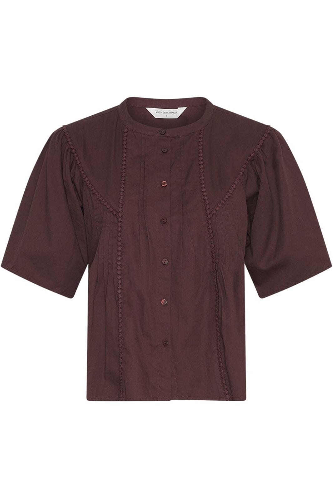 Moss Copenhagen - Mschethelyn 2/4 Shirt 19015 - Fudge Skjorter 
