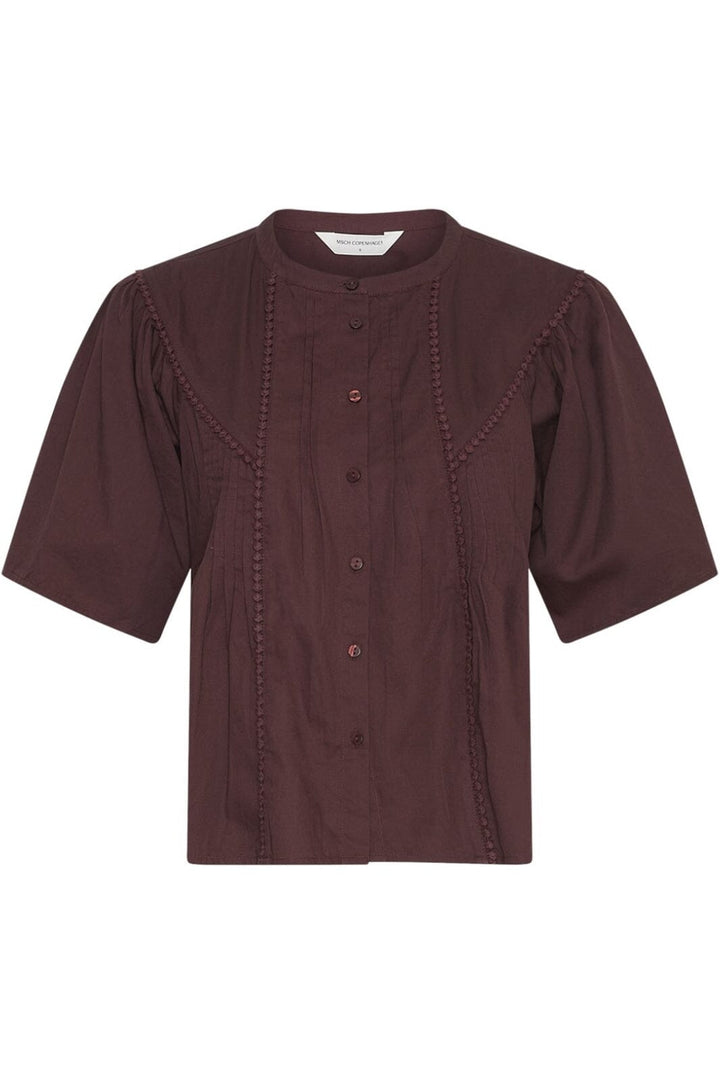 Moss Copenhagen - Mschethelyn 2/4 Shirt 19015 - Fudge Skjorter 