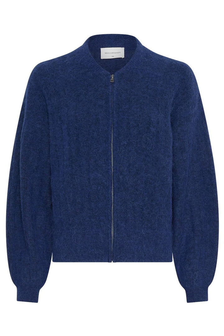 Moss Copenhagen - Mschjin Nenaya Zip Cardigan 19305 - Sodalite Blue Cardigans 
