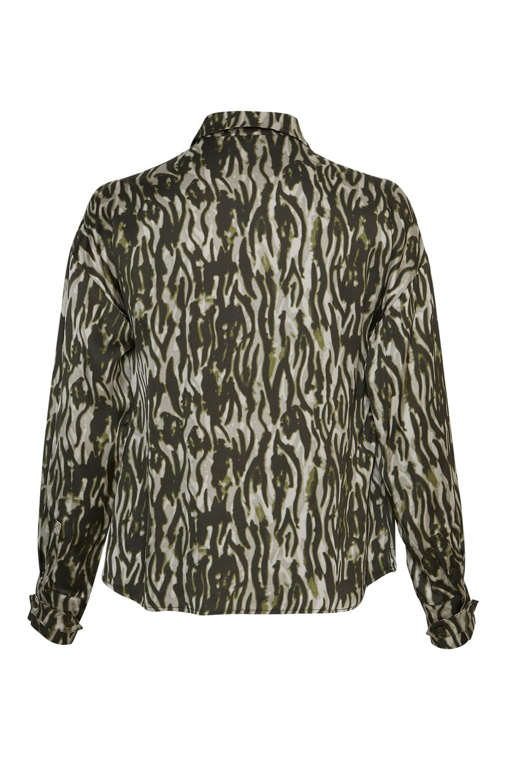 Moss Copenhagen - Mschjoceline Irida Shirt - Blk Sand Zebra Skjorter 