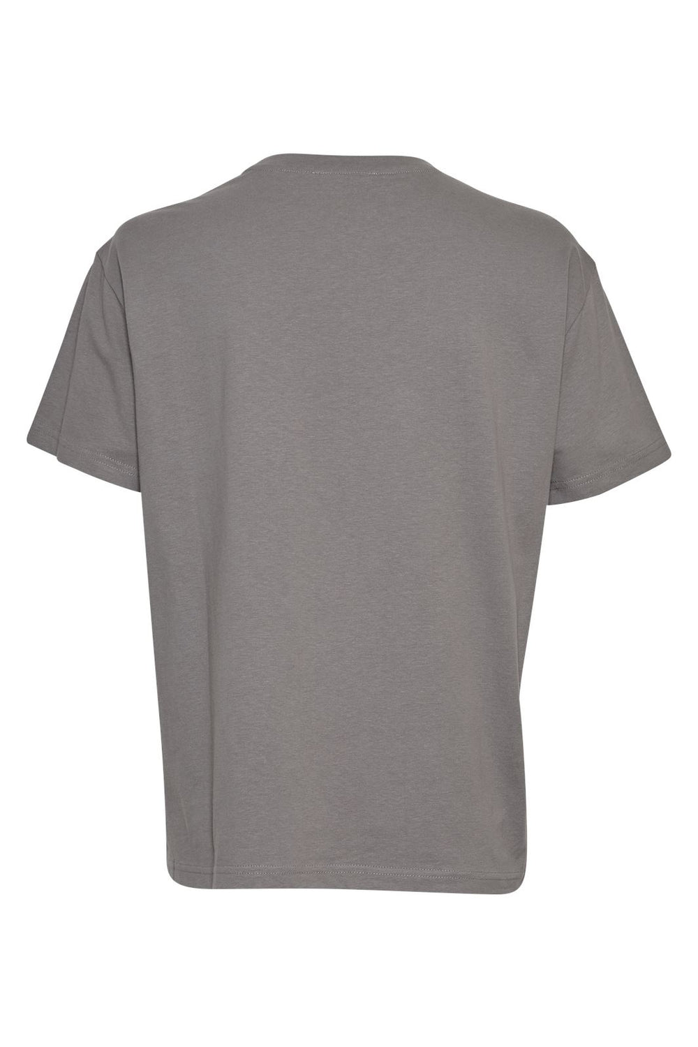 Moss Copenhagen - Mschliv Organic Rubber Print Tee - Gray