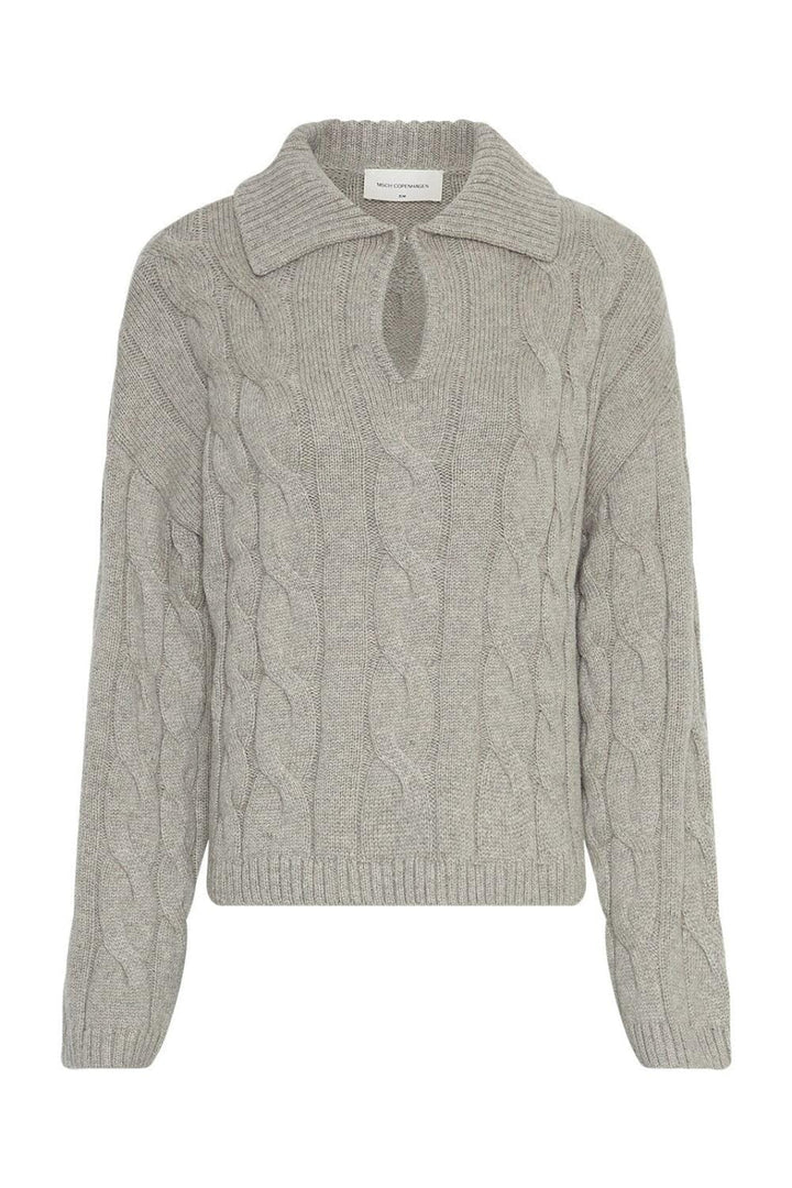 Moss Copenhagen - Mschpavana Peony Pullover 19398 - Warm Lgm Strikbluser 