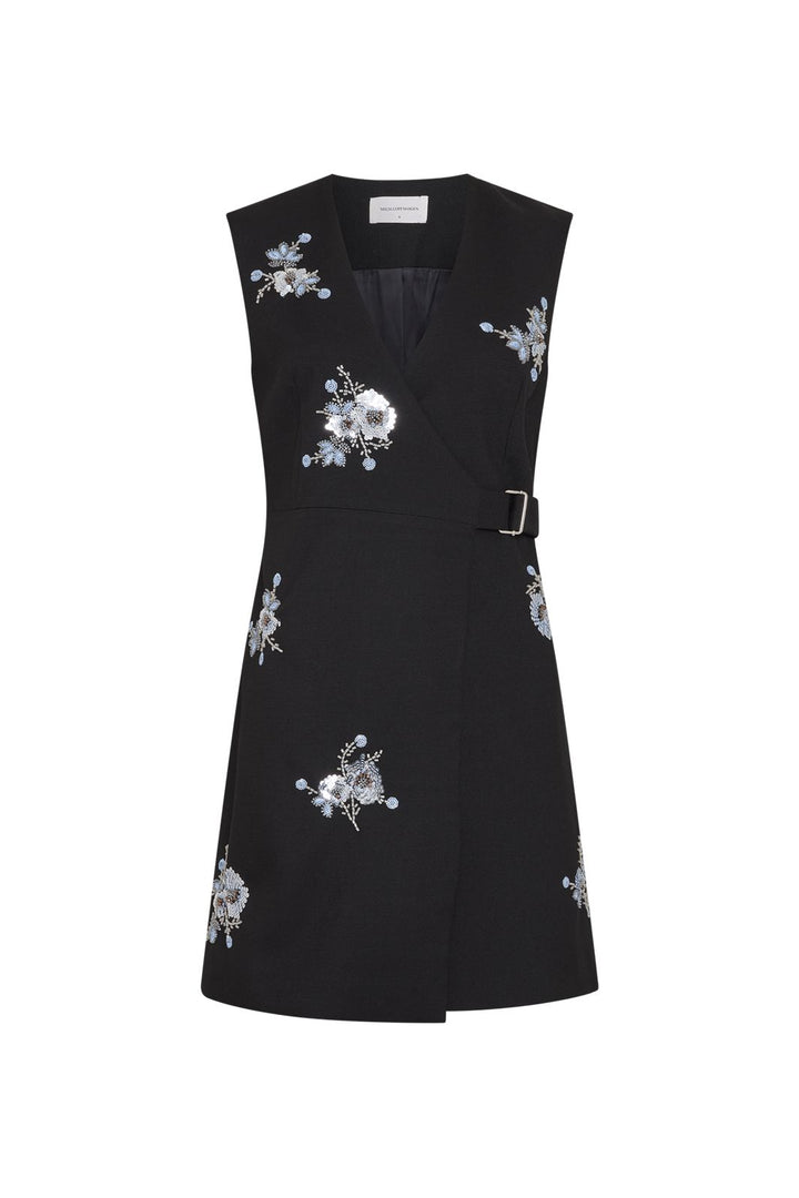 MSCH Copenhagen - Mschadine Sl Dress Emb 20227 - Black