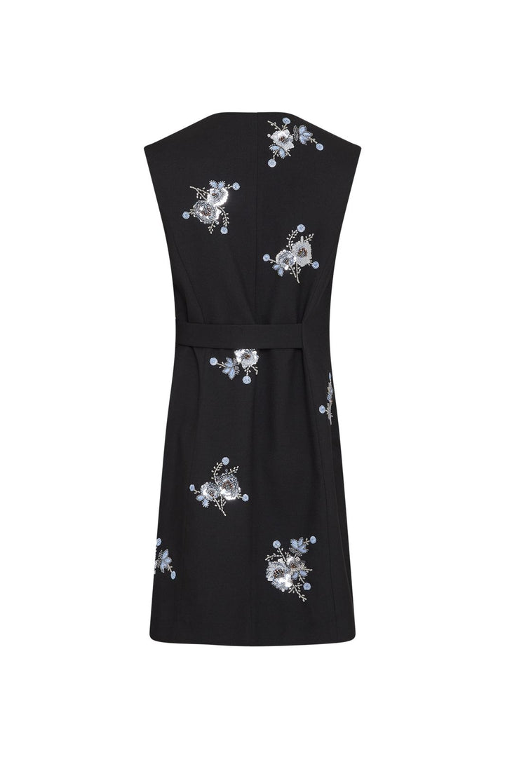 MSCH Copenhagen - Mschadine Sl Dress Emb 20227 - Black