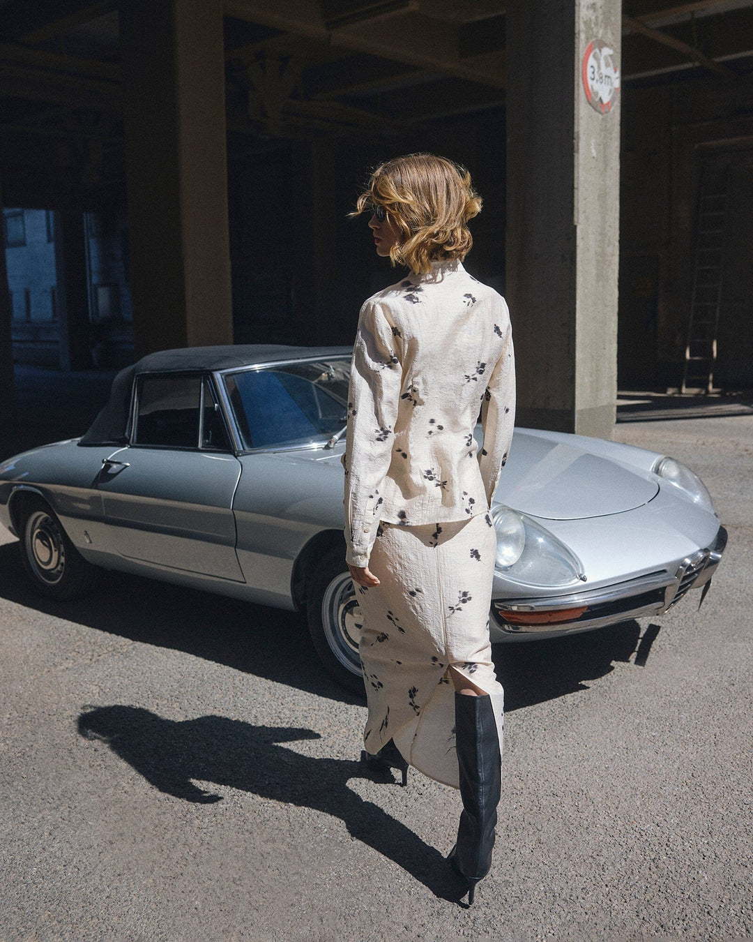 MSCH Copenhagen - Mschrianne Shirt 19633 - Oatmeal Flower Skjorter 