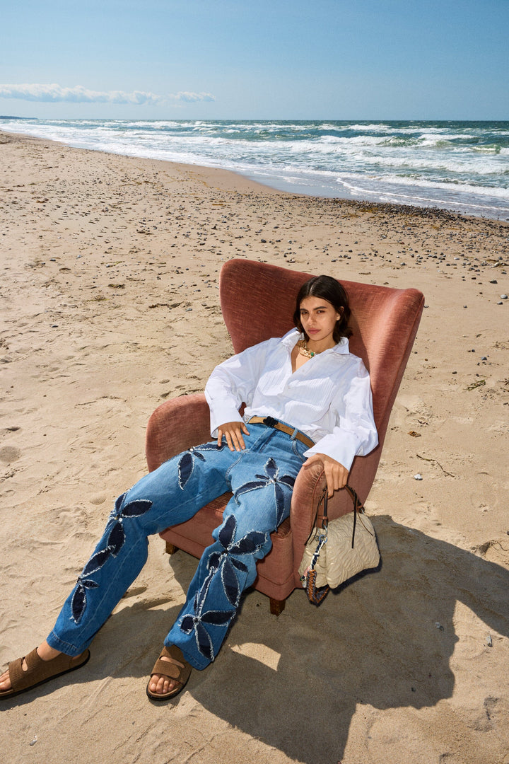 Munthe - Bimo 261141226105 - 36 - Blue Bukser 